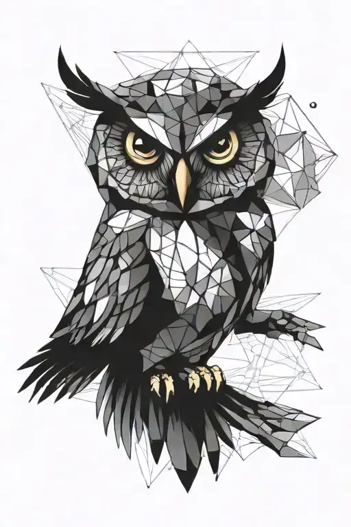 Digital Owl Flying