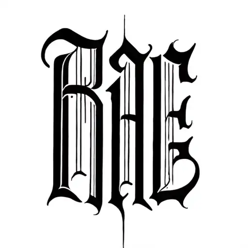 The Word Rare Written In Old English Font