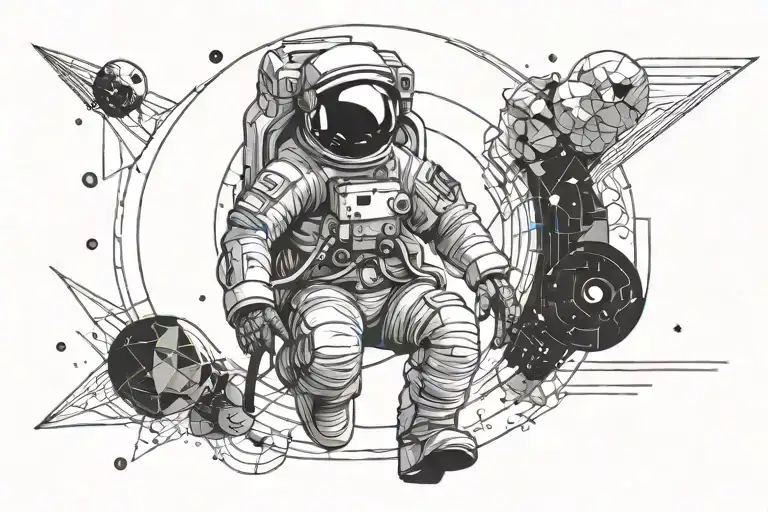 Space With Astronaut