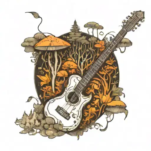 Guitar Forest Mushroom