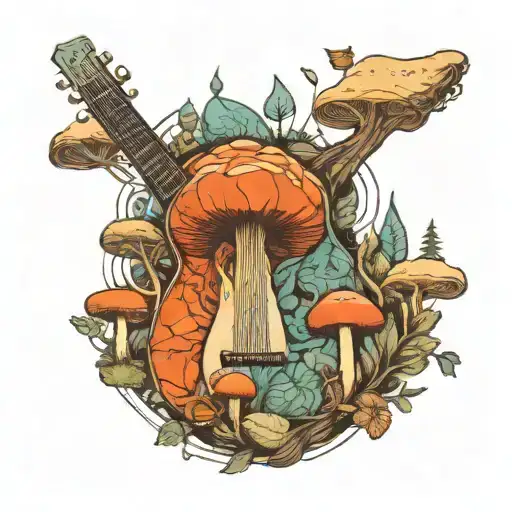 Guitar Forest Mushroom