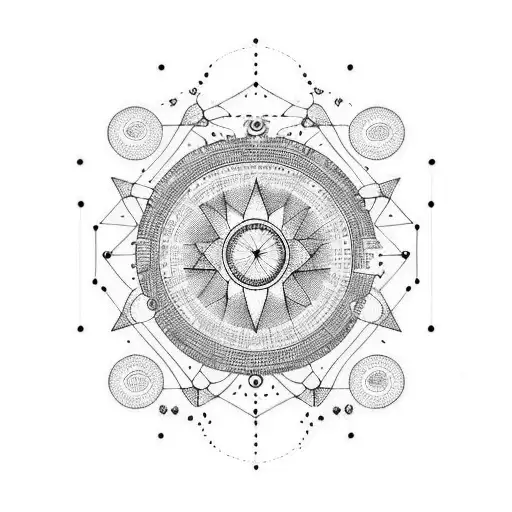 Astronomic With Dots And All In Line For My Lower Right Arm Im A Men