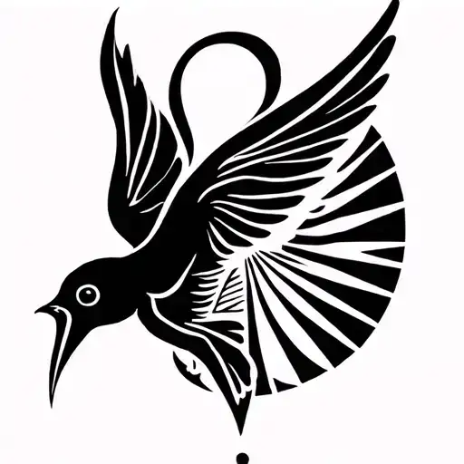 Semicolon Tattoo Incorporated Within A Dove Symbolizing Suicide Survivor