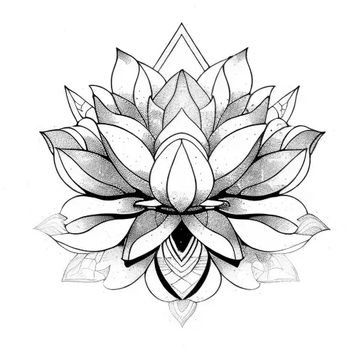 Warframe Lotus Flower Symmetrical