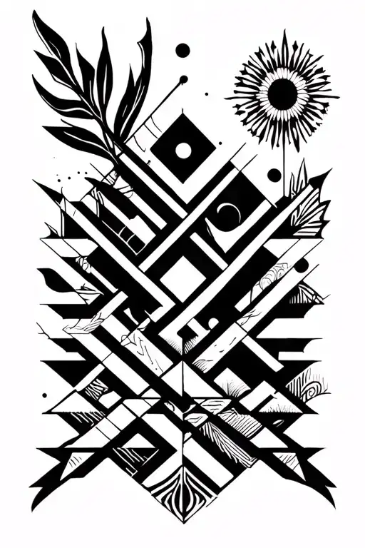 Fine Line Tattoo Saguitarius