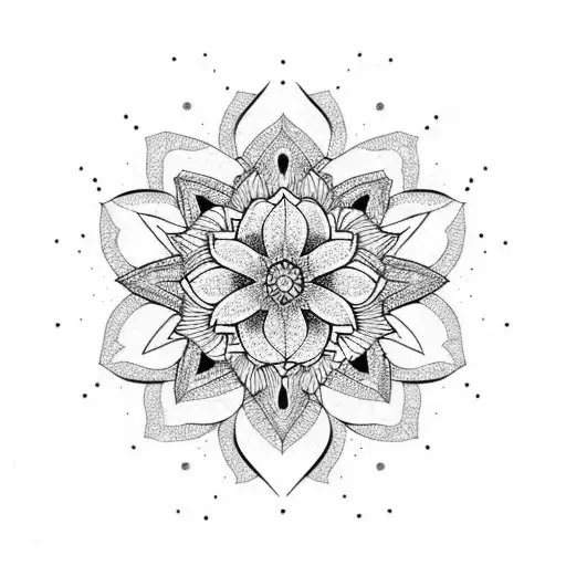 Constellation Lotus Flower