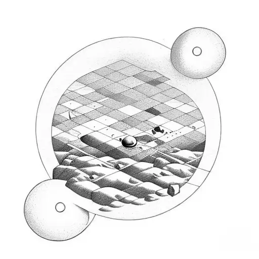 Sysiphus Pushing The Sun In Place Of A Boulder
