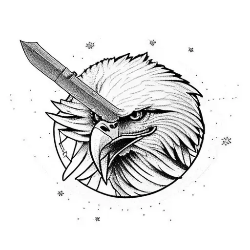 Eagle With Sword Tactical