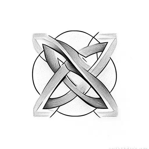 Infinity Symbol With Letters H