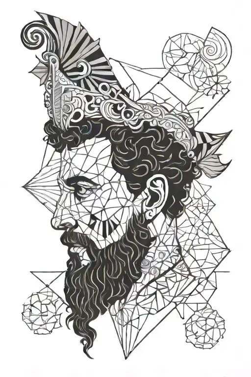 Marcus Aurelius Half Face Half Skull