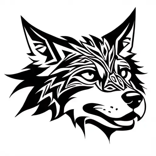 Maori Wolf For Hand In A