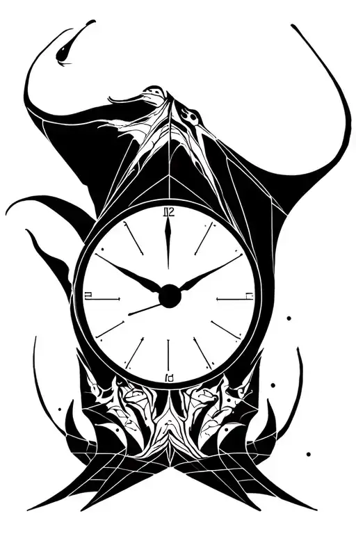 Manta Ray Nevigation Clock