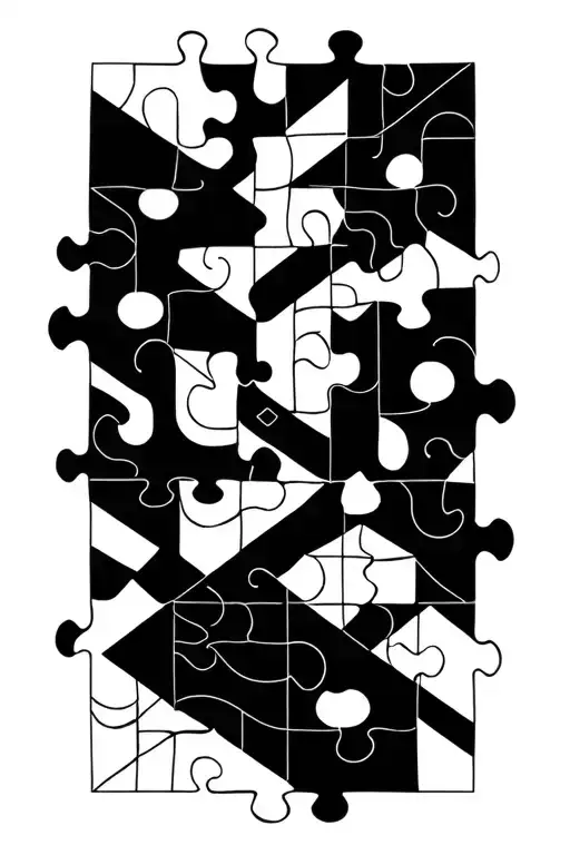 Puzzle Pieces Forming