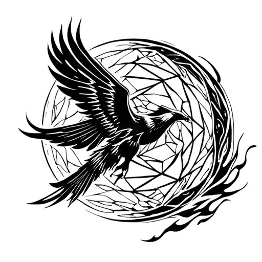 Filin Flyin Up With Fire Wings