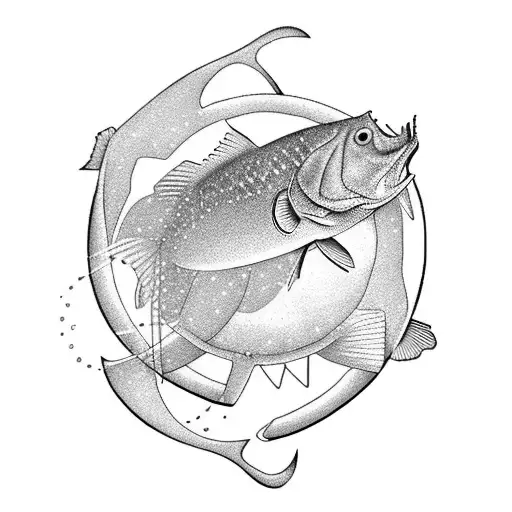 Fishing With Letters D And P Included