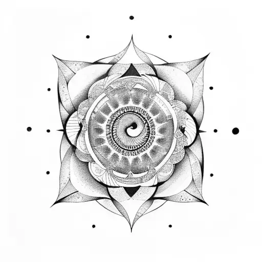 Phases Of The Moon In Spiral