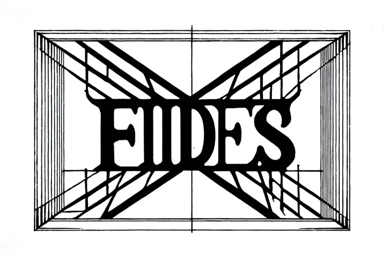 Word 'Fides' Written Inside