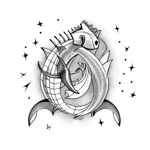 Aries And Shark Combination