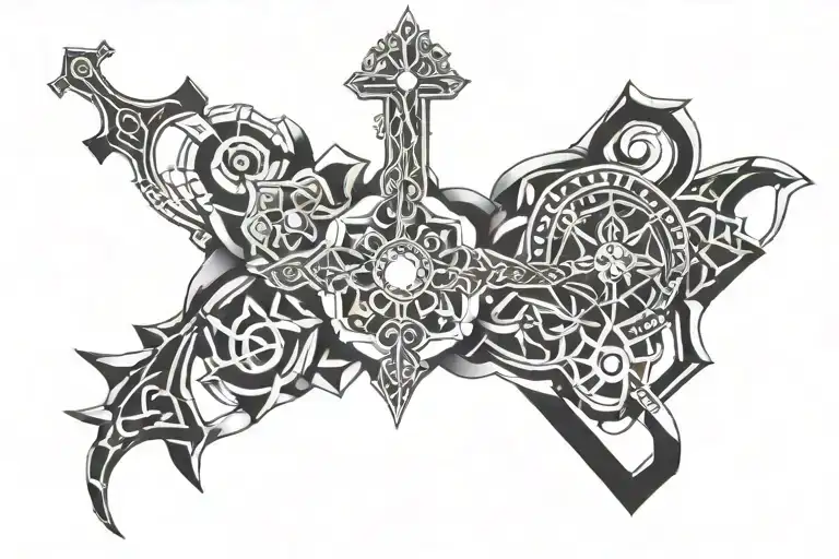 Rosary Going Around Forearm