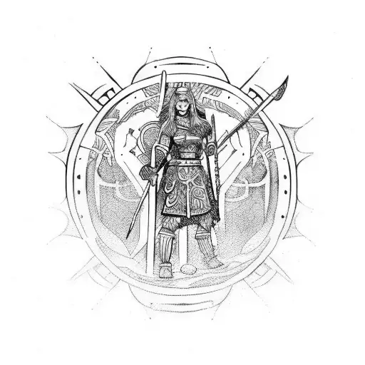 Warrior Viking Woman