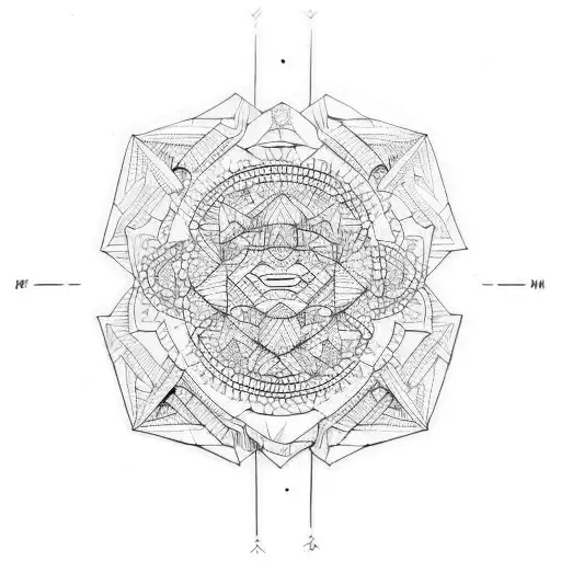 The Word Tribu Made With Origami