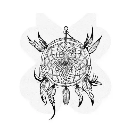 Long Dreamcatcher Coi Fish In The Middle