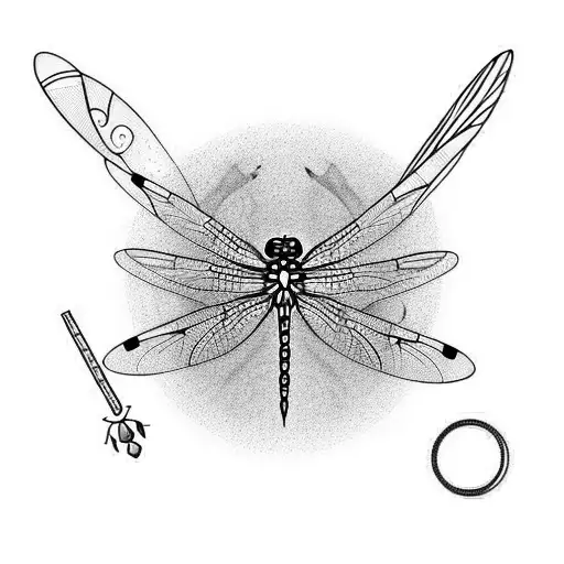 Dragonfly With Screw For Body