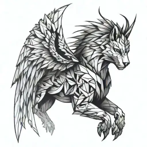 I Would Like A Tattoo Of A Young Warrior That Has Modern Wings