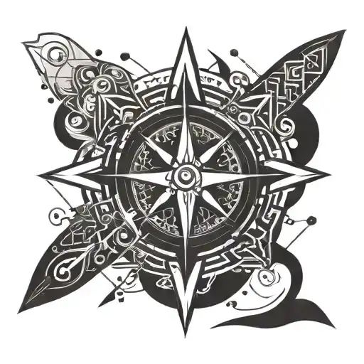 Chef Knife In Compass