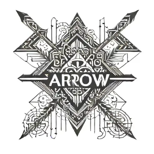 Arrow With The Name Kaiden In The Middle