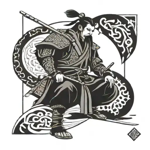 Samurai With Aplha And Omage Including Some Binary And Water Sports