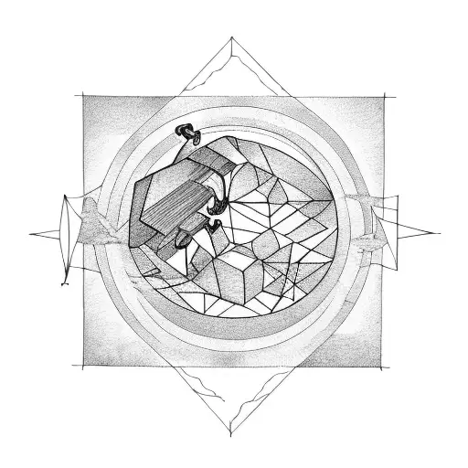 Sisyphus Pushing The Sun In Place Of A Boulder