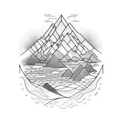 River And Mountain And Road