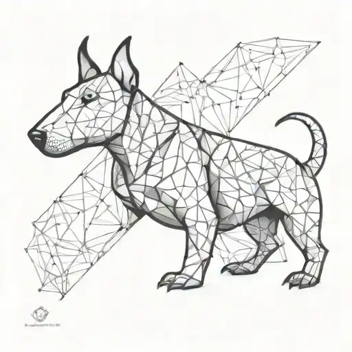 English Bull Terrier Face