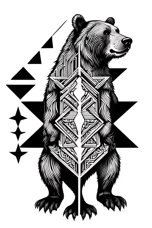 Bear And Star