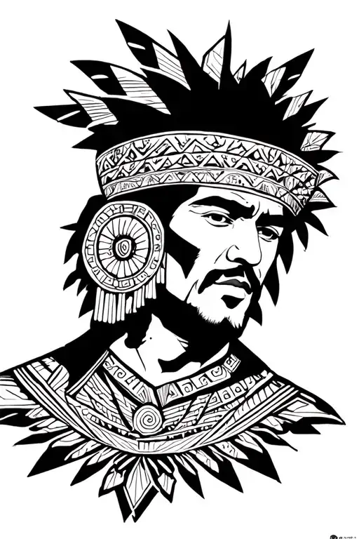 Mexican Man Tatoo Sleeve