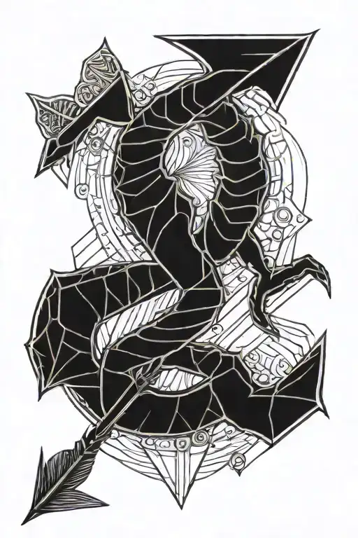 Scorpio Zodiac Symbol And Arrow