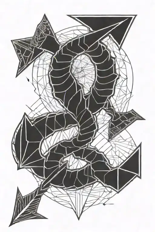 Scorpio Zodiac Symbol And Arrow