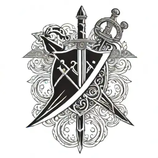 Belarussian Symbol And Sword