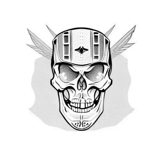 Skeleton In Armor On Rollerblades