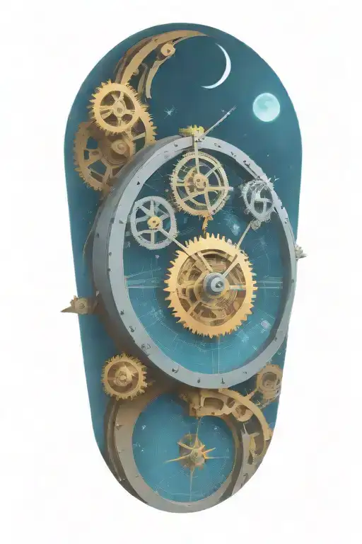 A Mechanical Clock With Intricate Astronomy