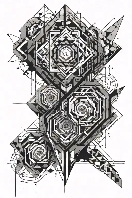 Abstract Tattoo Design