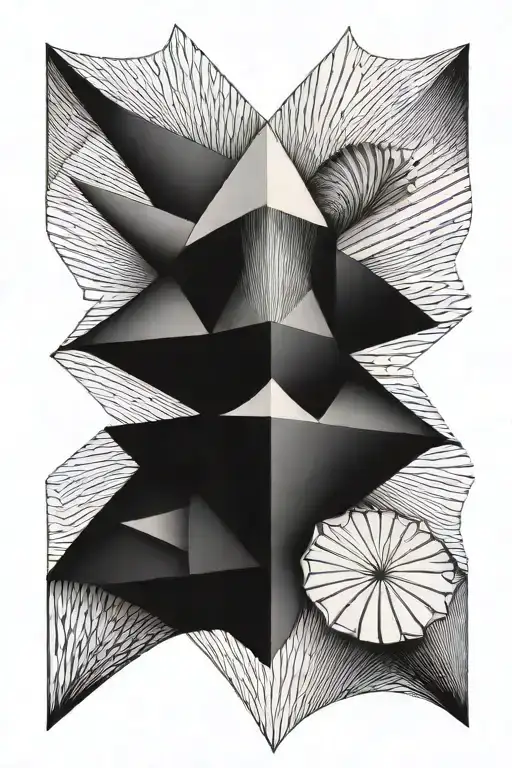 A Beach Inside A Murex Shell