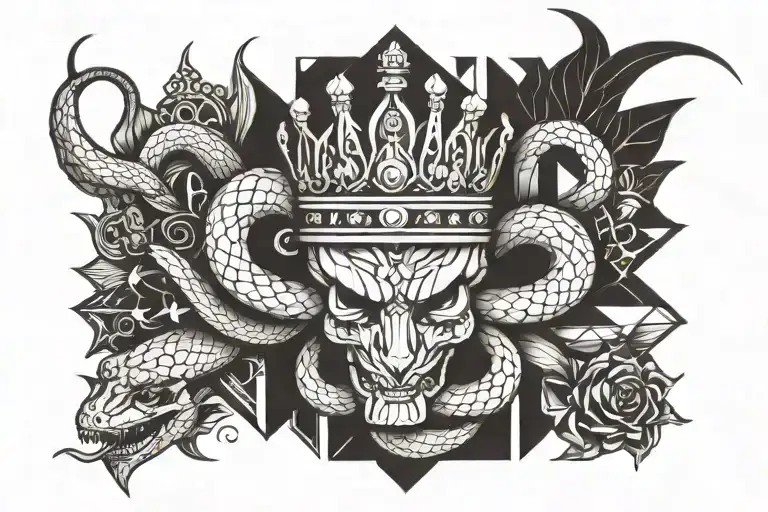 Snake And Crown
