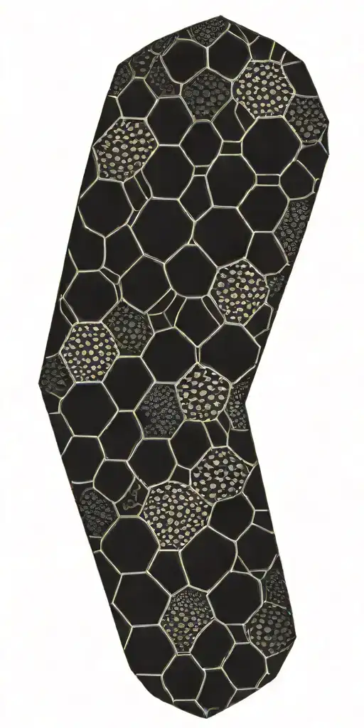 Genetic Illusion Textures Like Honeycombs