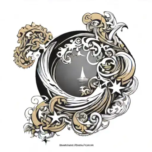 Crescent Poseidon Sea Ocean