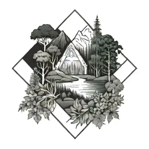 Maren Embedded In A Nature Scene