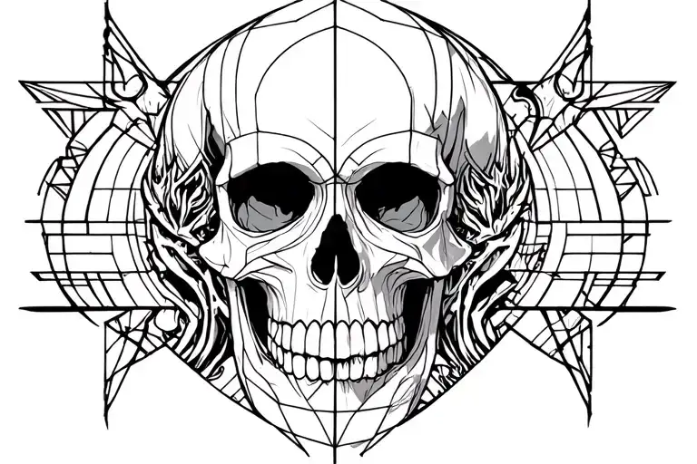 Skull Poppetmaster Controls Good Half Evil