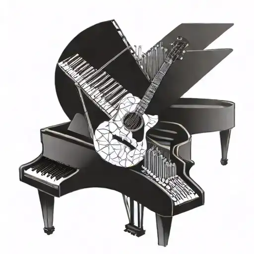 Piano Guitar Music Friendship