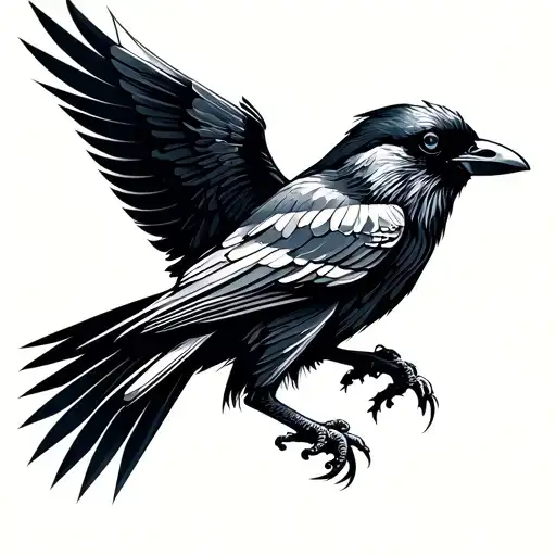 Crow Outline